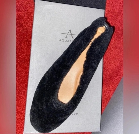 Aquatalia Brinley Shearling Ballet Flats Size 8 - Picture 3 of 4